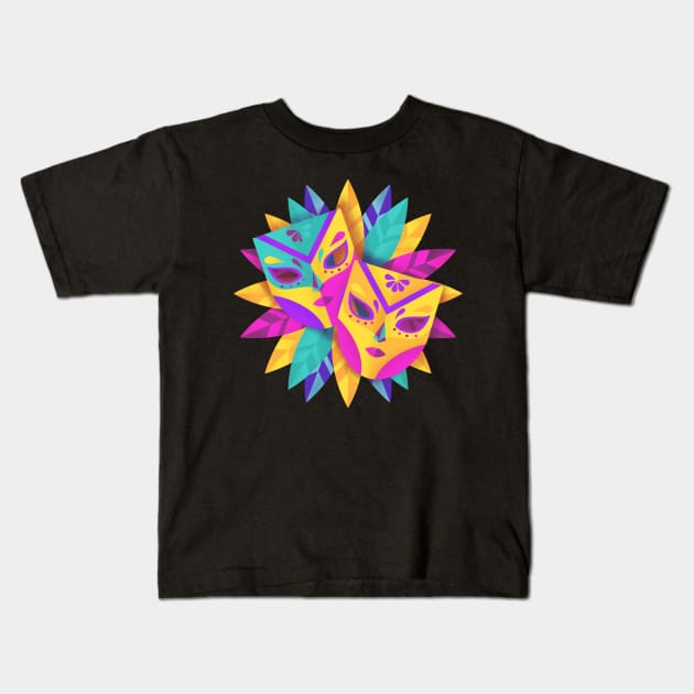 Mardi Gras Kids T-Shirt by Istanbul